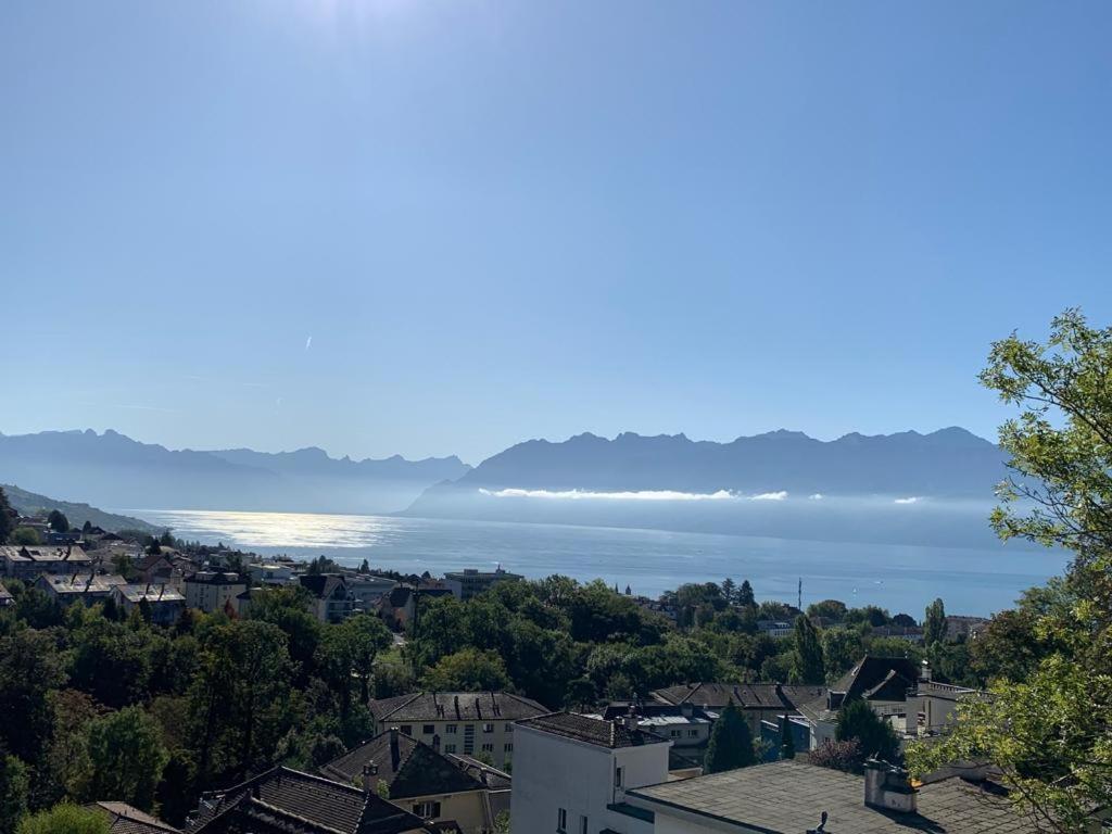 New Luxury Lake view Apartment - Lausanne Buitenkant foto